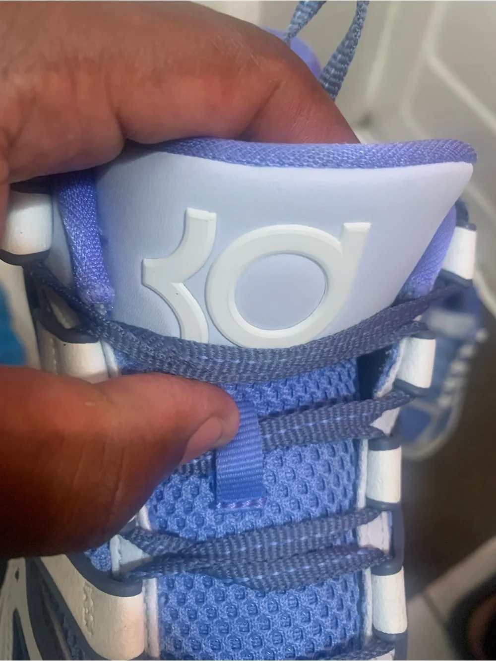 Nike Men's Sneaker Sole - Off-White with Blue Accent